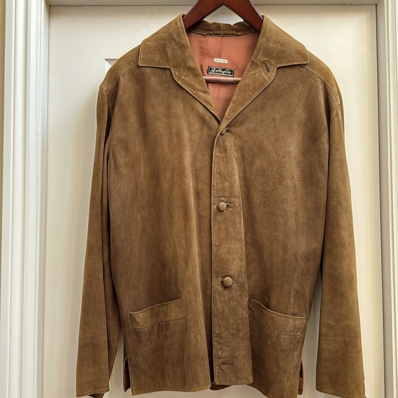 Vintage Battaglia Suede Men’s Jacket - Picture 1 of 4